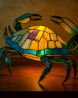 Vibrant Stained Glass Lamp | Unique Animal Prints & Table Lamps