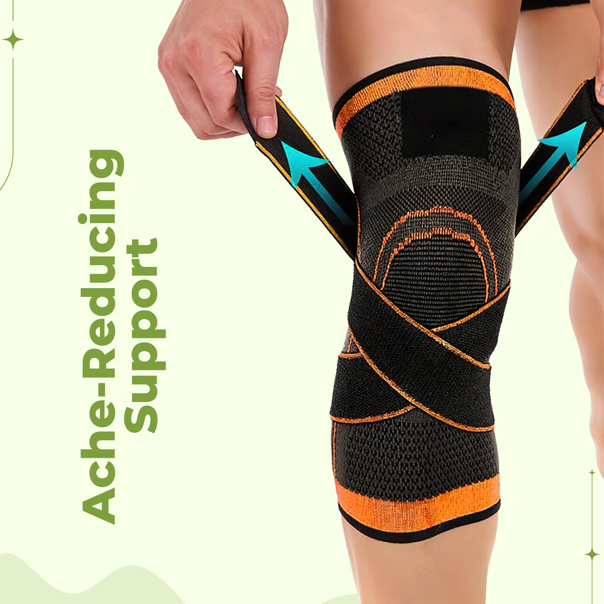 Adjustable Compression Knee Support | Unisex Sleeves for Sports 8