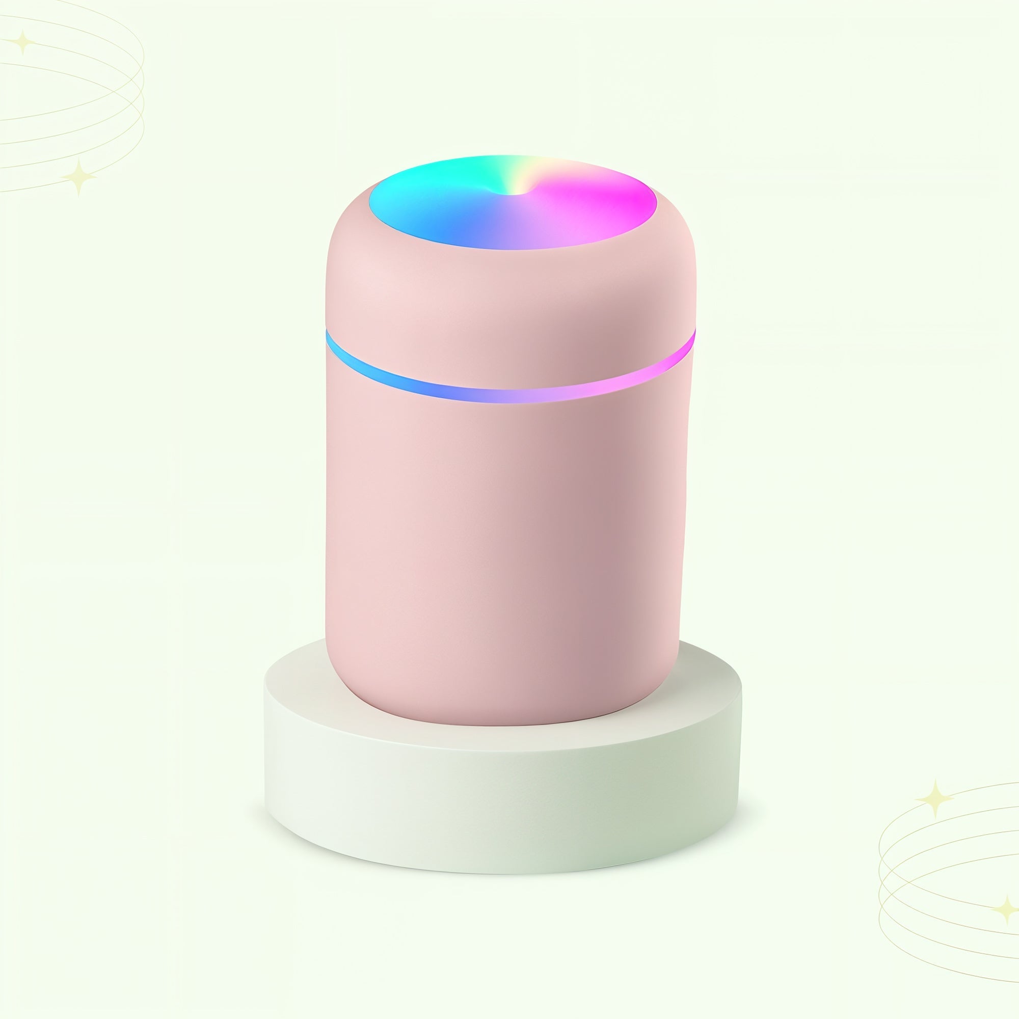 Compact Portable Humidifier | Aroma Diffuser & LED Light 0