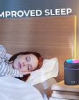 Compact Portable Humidifier | Aroma Diffuser & LED Light 2