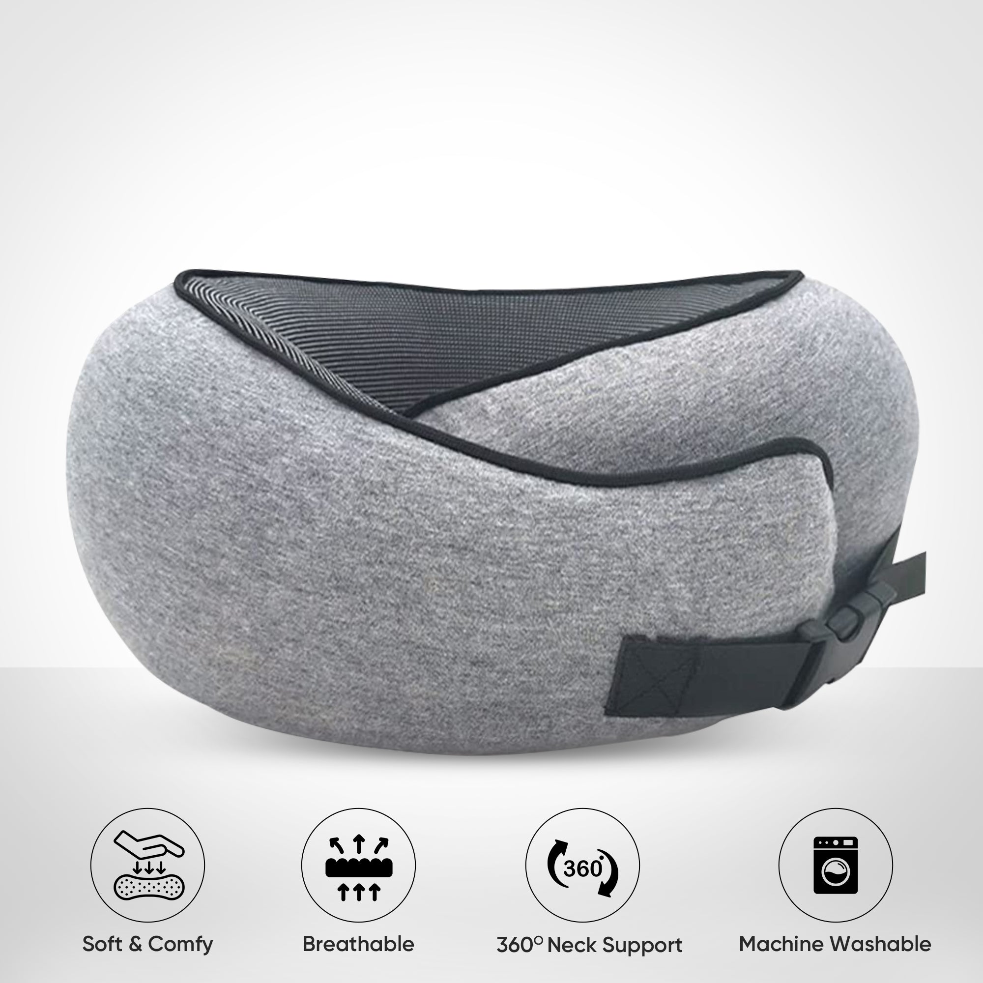 Ergonomic Travel Neck Pillow | Compact &amp; Comfortable Support 11