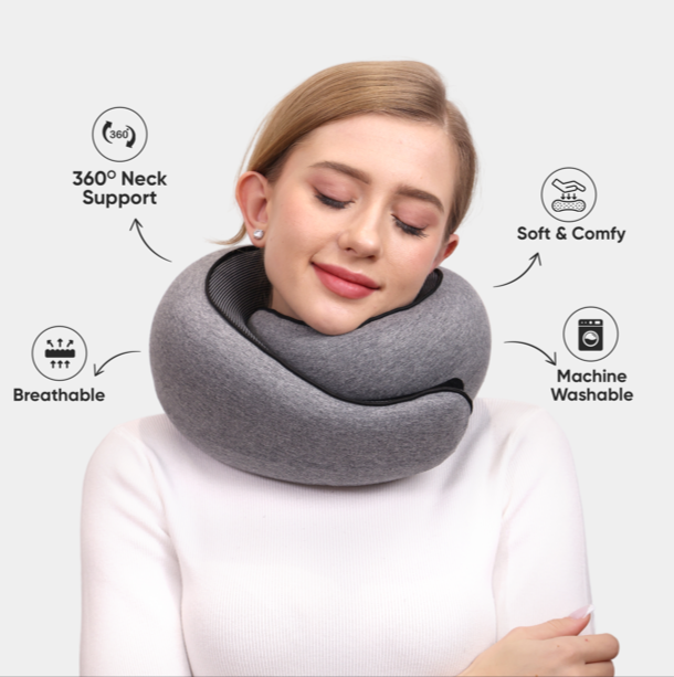 Ergonomic Travel Neck Pillow | Compact & Comfortable Support 2