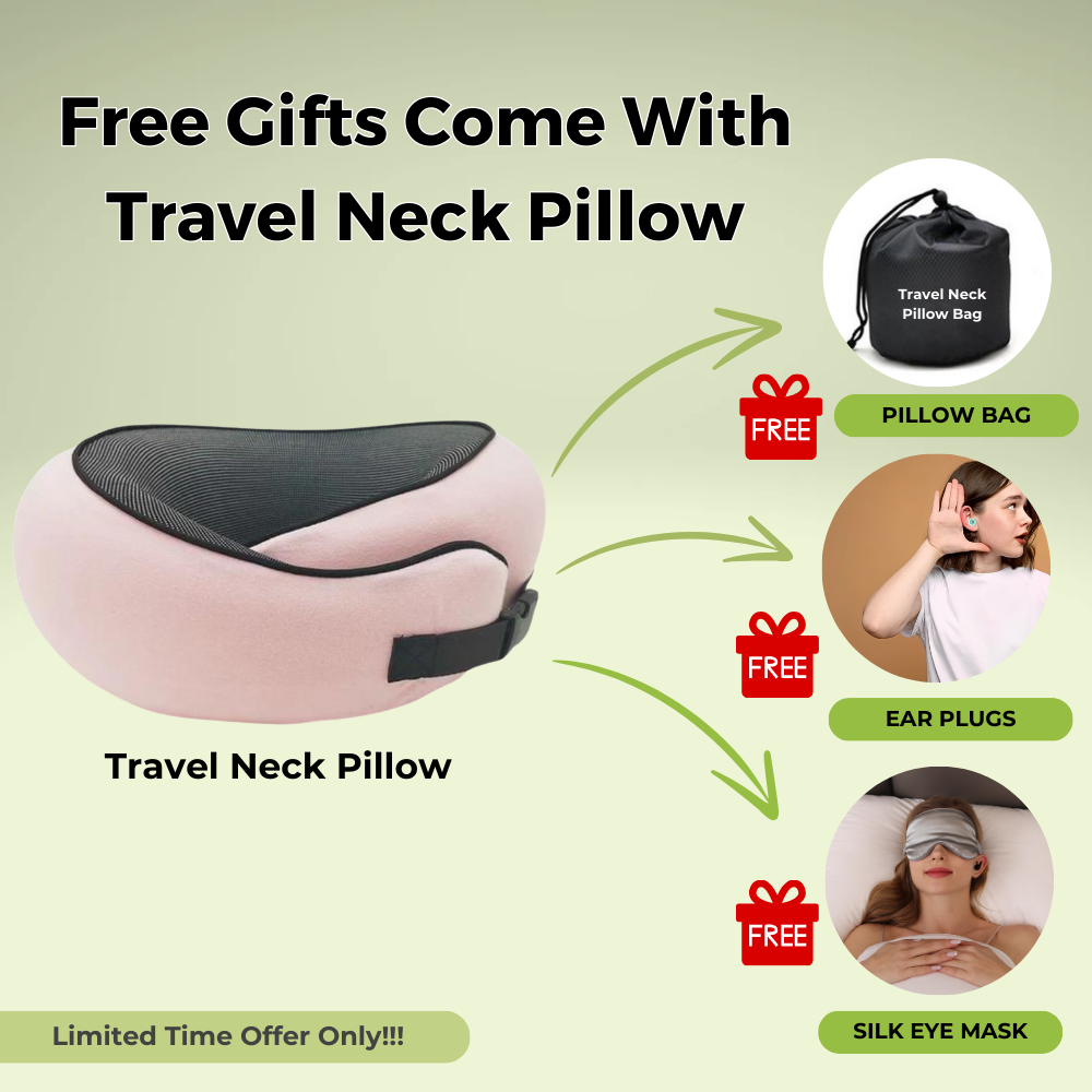 Ergonomic Travel Neck Pillow | Compact & Comfortable Support 5