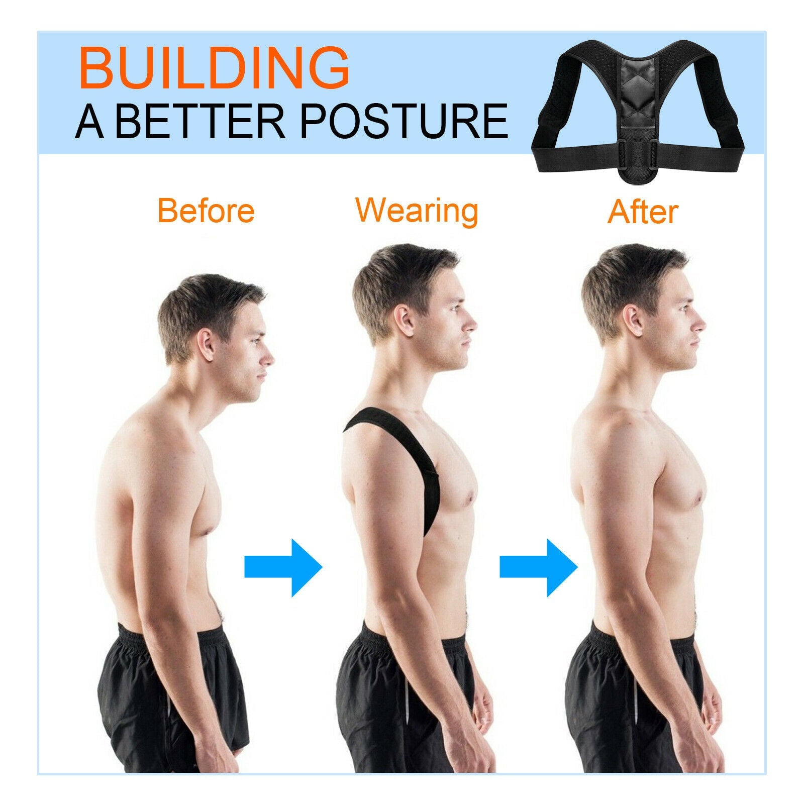 Lightweight Posture Corrector | Breathable Back Support for Bad Posture 3